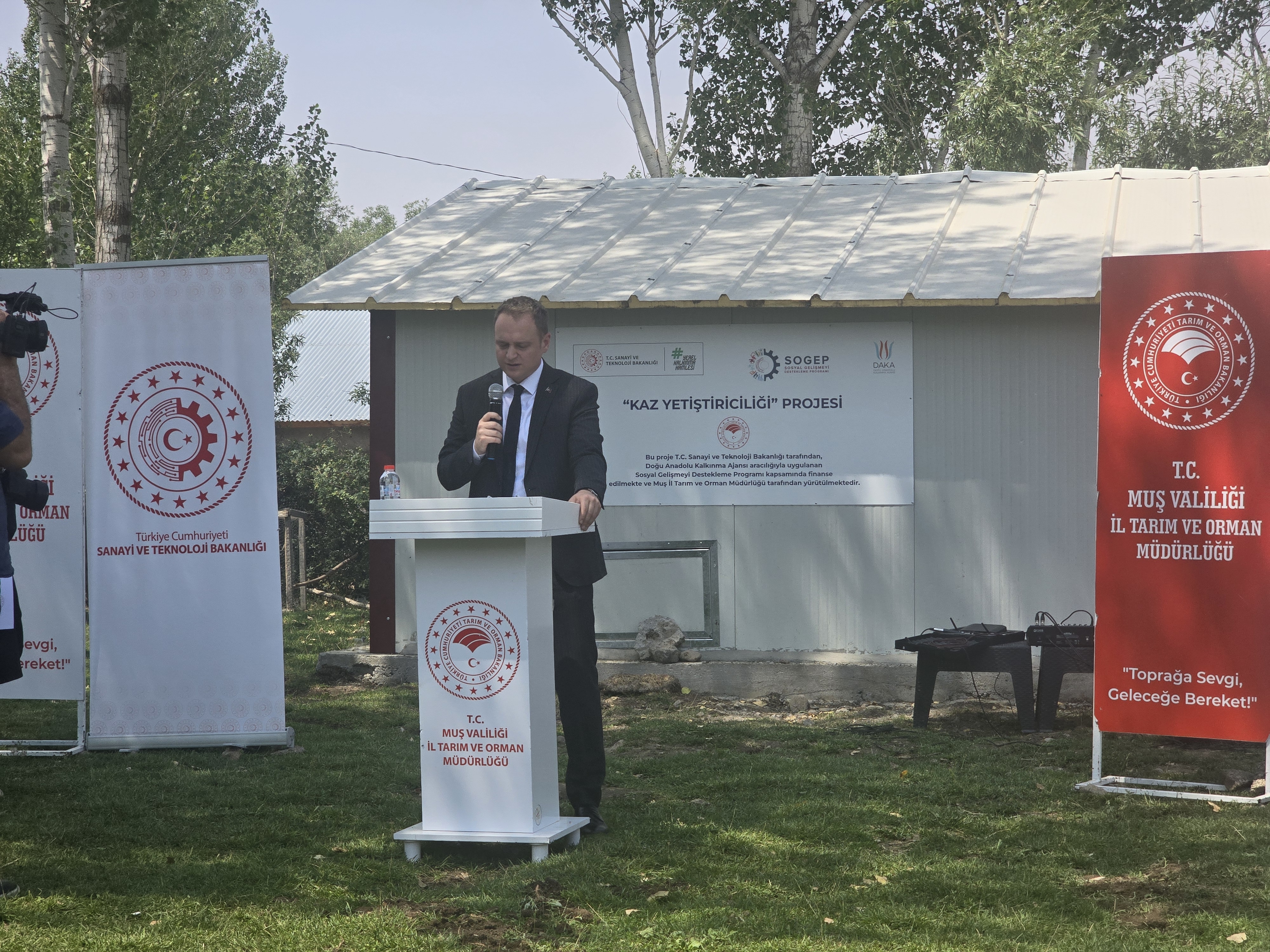 Bulanık’ta Kaz Yetiştiriciliği Projesi Kapanış Programı Gerçekleştirildi